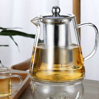 简约现代生活日用家居百货玻璃茶壶家用过滤泡茶壶茶水壶煮茶器功夫壶锤纹茶具套装