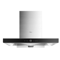 美的（Midea）CXW-230-TT9032-SR 欧式大吸力不锈钢智能清洗 顶吸式抽油烟机