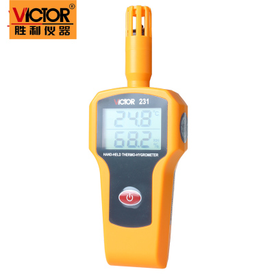 胜利仪器(VICTOR)高精度温湿度表VC231 工业级手持式温湿度计 温湿度仪