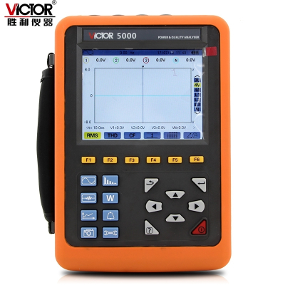 胜利仪器(VICTOR)电能质量分析仪VC5000三相电能表电力谐波测试仪功率表 VC5000[68mm]
