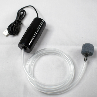 理线家鱼缸氧气泵增氧泵USB充电接口养鱼增氧机小型家用加氧制充