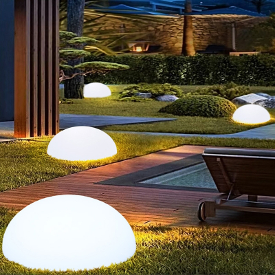 理线家户外发光半球灯庭院太阳能半球形草坪花园灯半圆形吸顶壁挂装饰灯