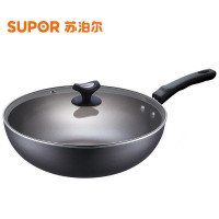 苏泊尔（supor）30cm真不锈健康铁炒锅FC30T4铁锅