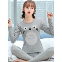 初中学生秋衣秋裤女童棉套装女大童12-15岁保暖内衣少女棉毛衫臻依缘