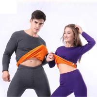 男士保暖内衣女家居服套装加绒保暖衣女加厚中老年加肥加大春秋秋衣秋裤 臻依缘