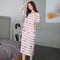 睡裙女夏季睡裙女可爱韩版学生装卡通甜美家居服夏天可爱少女卡通 臻依缘