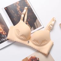 [四季薄款]女士无钢圈大码内衣聚拢大胸罩学生文胸套装 臻依缘