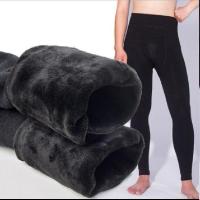 冬季男士保暖裤加绒加厚护腰秋裤内穿毛绒裤线裤大码紧身打底棉裤 臻依缘