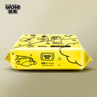 wole喔乐 婴幼儿湿巾80抽1包不带盖儿童手口专用湿巾