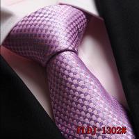 男士领带新款男式正装商务桑蚕丝婚礼宴会上班职业领带红兰粉色领带