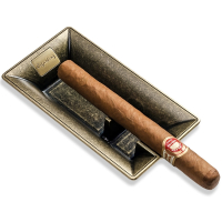 米魁霸雪茄烟灰缸欧式复古金属烟灰缸纯铜雪茄烟灰缸创意家用