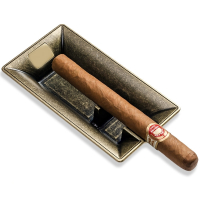 米魁霸雪茄烟灰缸欧式复古金属烟灰缸纯铜雪茄烟灰缸创意家用