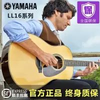 雅马哈(YAMAHA)全单吉他LL16D ARE LL6 LLTA 单板加振电箱民谣吉他