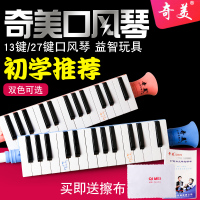 奇美13/27键口风琴学生课堂教学演奏初学者儿童乐器蓝色粉色