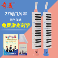 奇美口风琴27键儿童幼儿初学者学生用课堂教学乐器吹嘴琴谱