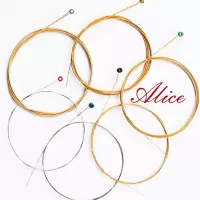 Alicealice吉他弦套装一套6根民谣AW432木吉他琴弦一套钢丝防锈