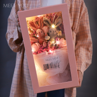 米魁永生花创意礼盒满天星干花网红花花束香皂花生日女真花女朋友