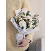 米魁满天星花干花花束自然风干永生花向日葵香皂花玫瑰生日送女生