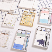 得力(deli)文具礼盒套装开学六一儿童节学习用品大组合套盒生日初中生高中大学生礼品简约小学生中学生奖品