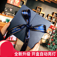 米魁礼盒包装盒ins风精美 韩版口红生日礼品空盒子大号男生款