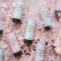 开业气氛手持小礼花礼炮拉炮婚庆婚礼生日派对用品纸质手拧礼花筒