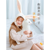 小羊驼公仔毛绒玩具布偶娃娃情人节玩偶生日礼物女孩可爱抱枕睡觉