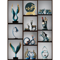 北欧轻奢酒柜装饰摆件现代家居客厅电视柜玄关创意简约红酒架摆设