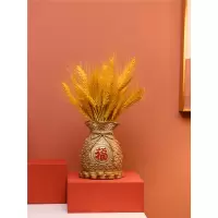 新年装饰挂件2022虎年过春节场景布置用品商场店铺开业喜庆大麦福