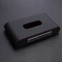 奥迪a4la6la3q5改装车载纸巾盒挂式遮阳挡车用装饰纸抽盒座