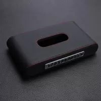奥迪车载纸巾盒A3A4LA6LQ3Q5LQ7改装内饰车用抽纸盒内饰用