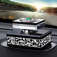 汽车香水座式淡香古龙车上装饰用品女创意车内车载摆件男 灵动玛瑙绿