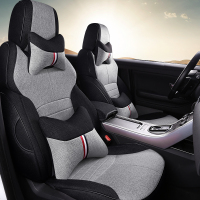 路虎揽胜运动版坐垫极光神行者汽车全包座套四季专用汽车内饰改装 拉菲红-标准版