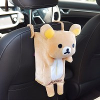 车载纸巾盒创意装饰用品大全卡通可爱猴子汽车内皮皮猴挂式抽纸盒 快乐熊★车家可用★