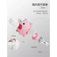 车载香水网红可爱小飞猪汽车空调出风口夹固体香薰创意车内饰品女 飞猪[米白色][2只装]送香味*5