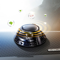 闪电客太阳能车载香水汽车用品香薰除味香氛男装饰车内摆新款