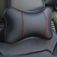 汽车头枕护颈枕一对车载睡枕闪电客靠枕车用枕头座椅腰靠垫真皮车内用品