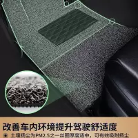 汽车丝圈脚垫地毯式通用闪电客易清洗专用可裁剪车垫子脚垫车用脚踏