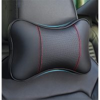 闪电客汽车头枕护颈枕一对车载睡枕靠枕车用枕头座椅腰靠垫真皮车内用品