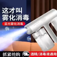酒精消毒枪水枪喷雾枪雾化器喷雾机蓝光纳米空气电自动家用快递手持水枪