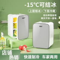先科(SAST)迷你小冰箱mini冷冻冷藏车载家用宿舍母乳办公室学生小型冰柜