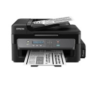 EPSON爱普生M205/M201喷墨打印机一体机复印扫描三合一办公商用无线wifi连供黑白墨仓式打印机