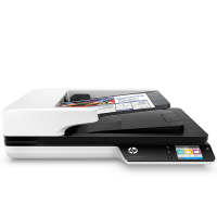 惠普/hp 4500FN1扫描仪有线网络自动双面平板式高速扫描 家用办公室 商务办公