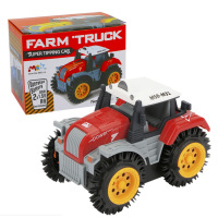 儿童翻转玩具车 电动特技车 卡通益智翻斗车（装电池）