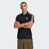 阿迪达斯Adidas TRAIN ESSENTIALS 珠地布三条纹训练 POLO 衫短袖t恤舒适透气男款IB8107