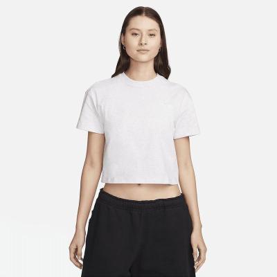 耐克NIKE Solo Swoosh 短袖小型T恤休闲百搭时尚潮流个性柔软弹性女款CV0560-386