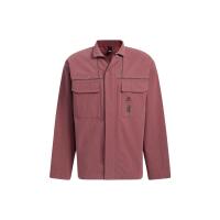 adidas Wj 2.0 2in1 Jkt 纯色刺绣Logo拉链二合一运动夹克外套 男款 暗红色 HR4448