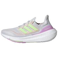 adidas 阿迪达斯 Ultraboost Light 舒适运动 织物减震耐磨防水 低帮 训练跑步鞋 女款 灰青紫