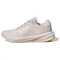 adidas 阿迪达斯 Supernova+ Stride Shoes 减震防滑耐磨 低帮 跑步鞋女款淡粉色IE4624