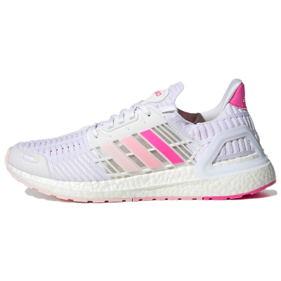 adidas 阿迪达斯 Ultraboost DNA 舒适运动 织物透气 低帮 休闲跑步鞋 女款 白粉 GX7810