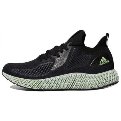 adidas 阿迪达斯 Alphaedge 4D 星战联名 潮流运动减震回弹 低帮 休闲跑步鞋 男女同款 黑灰绿